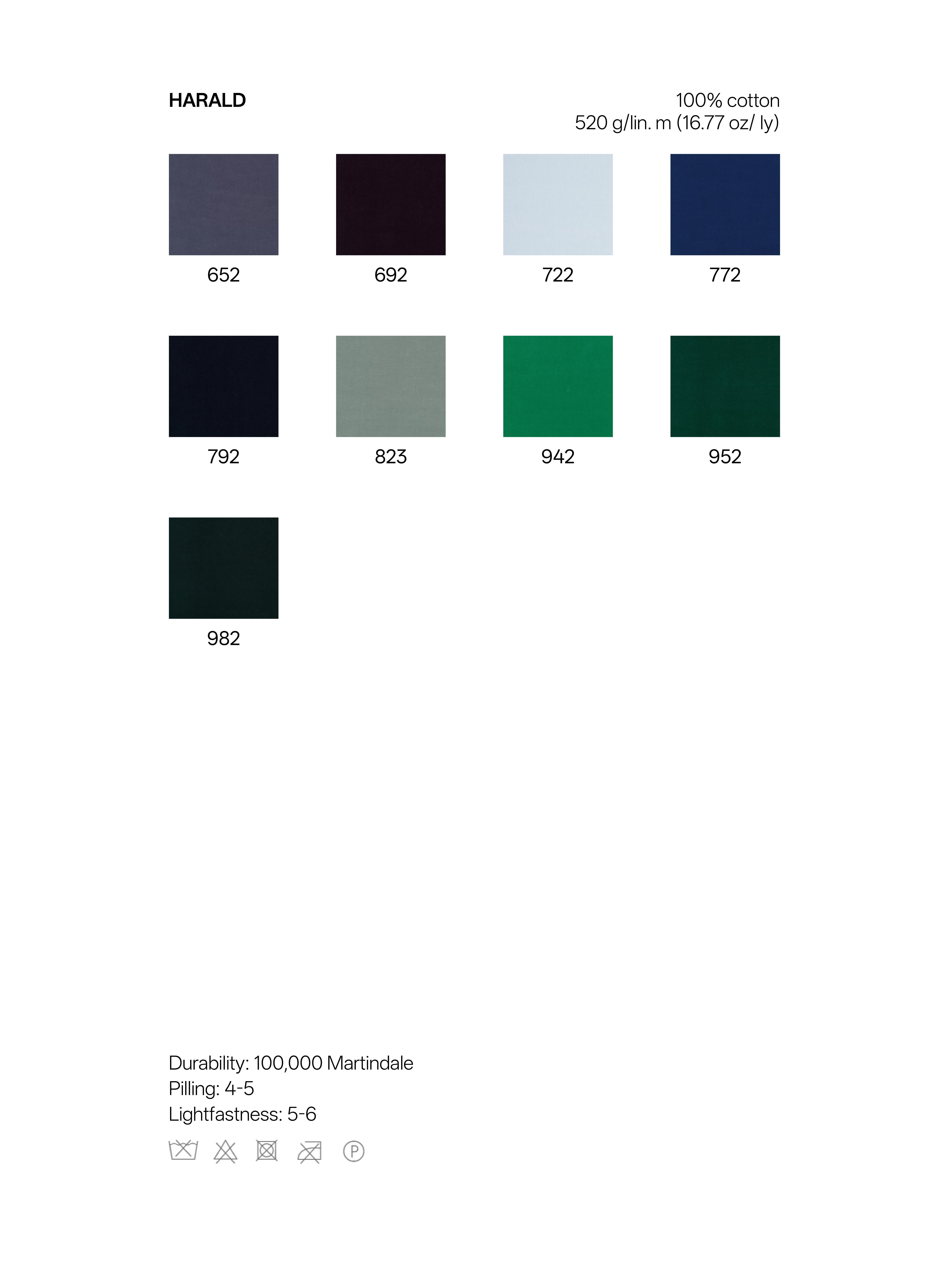 Outline Esszimmerstuhl, Harald Wein (Baumwolle) im Angebot