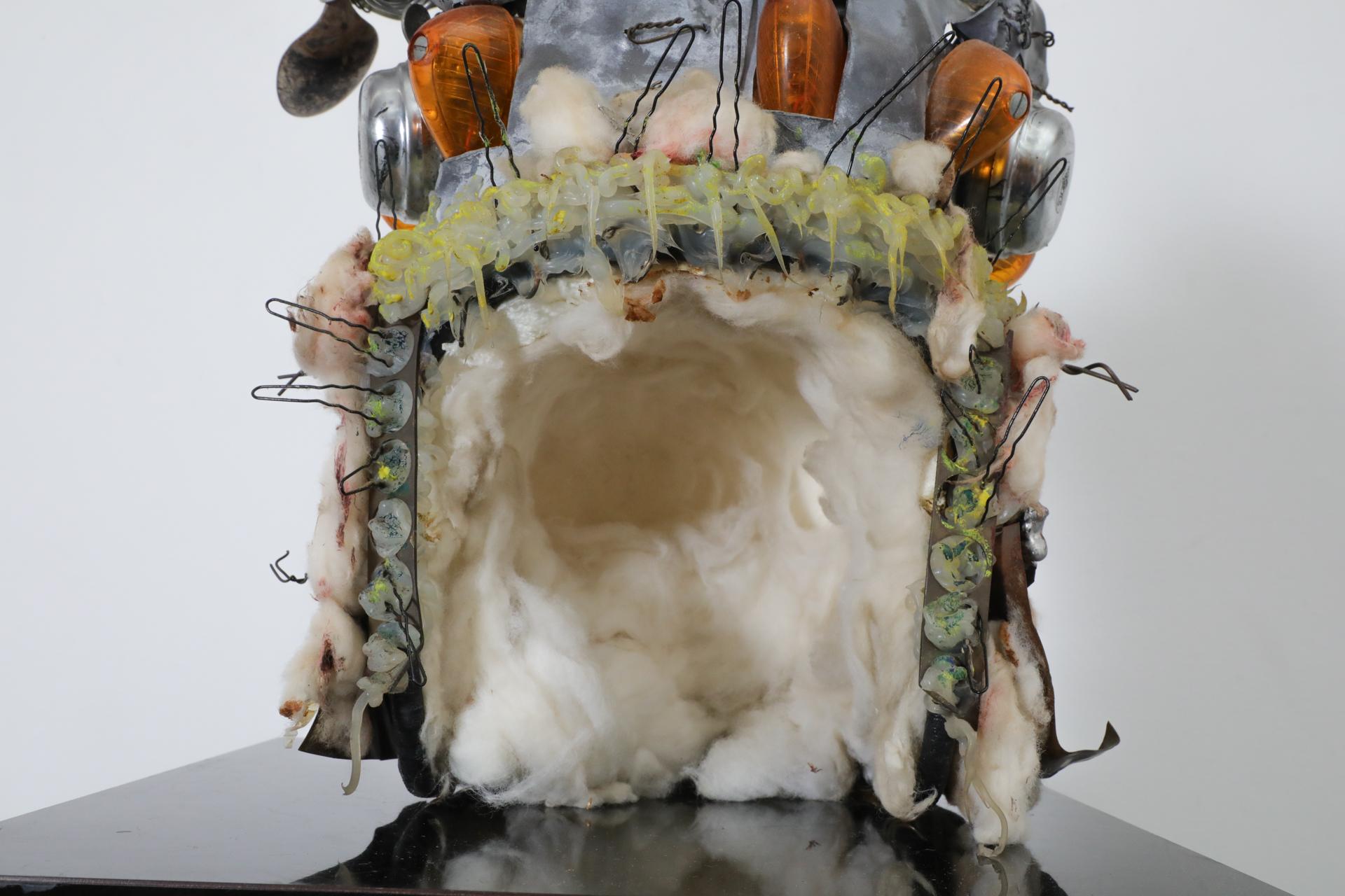 Arte Outsider Escultura Casco Kabuto en venta 12