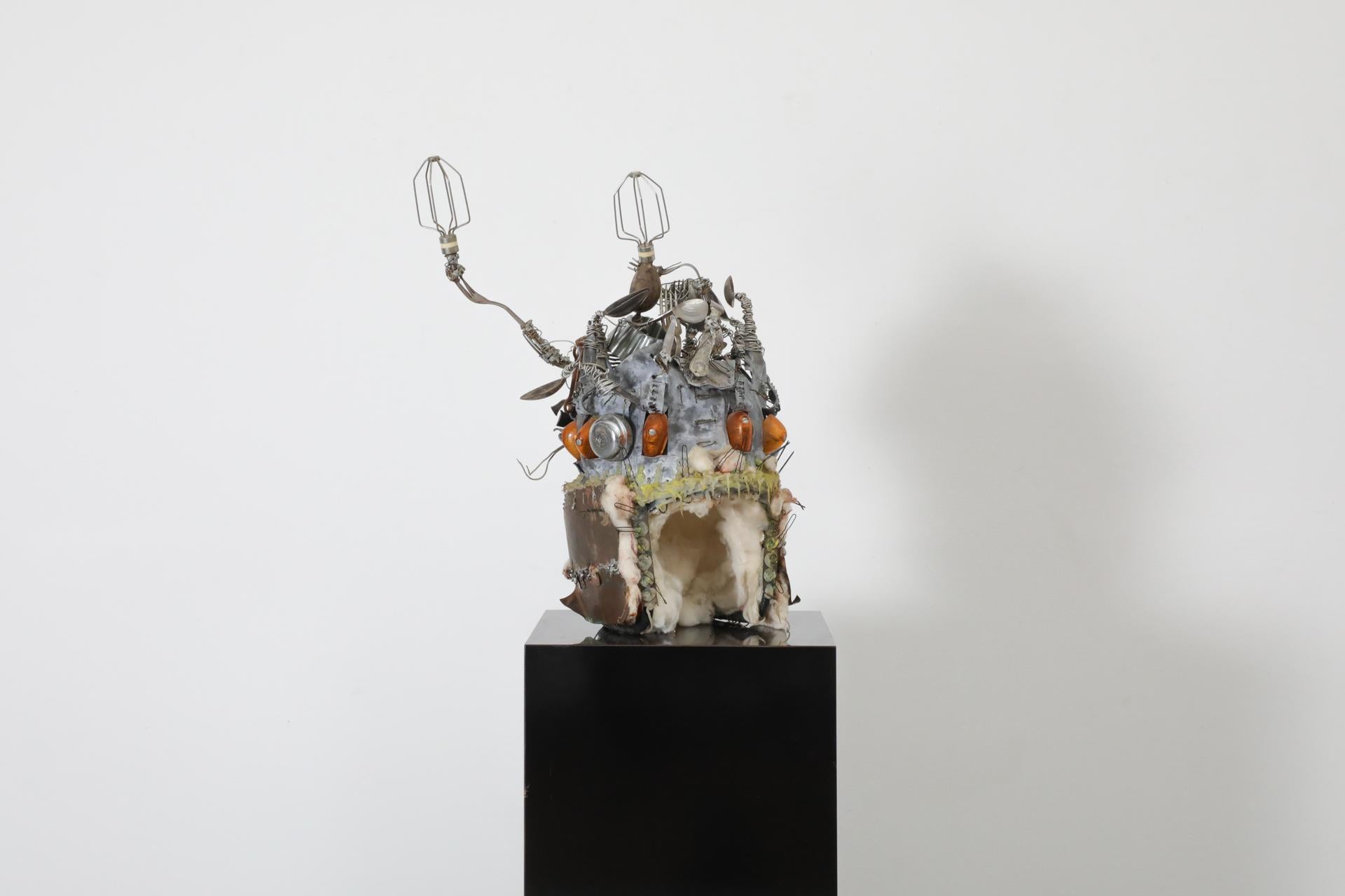 Arte Outsider Escultura Casco Kabuto en venta 1