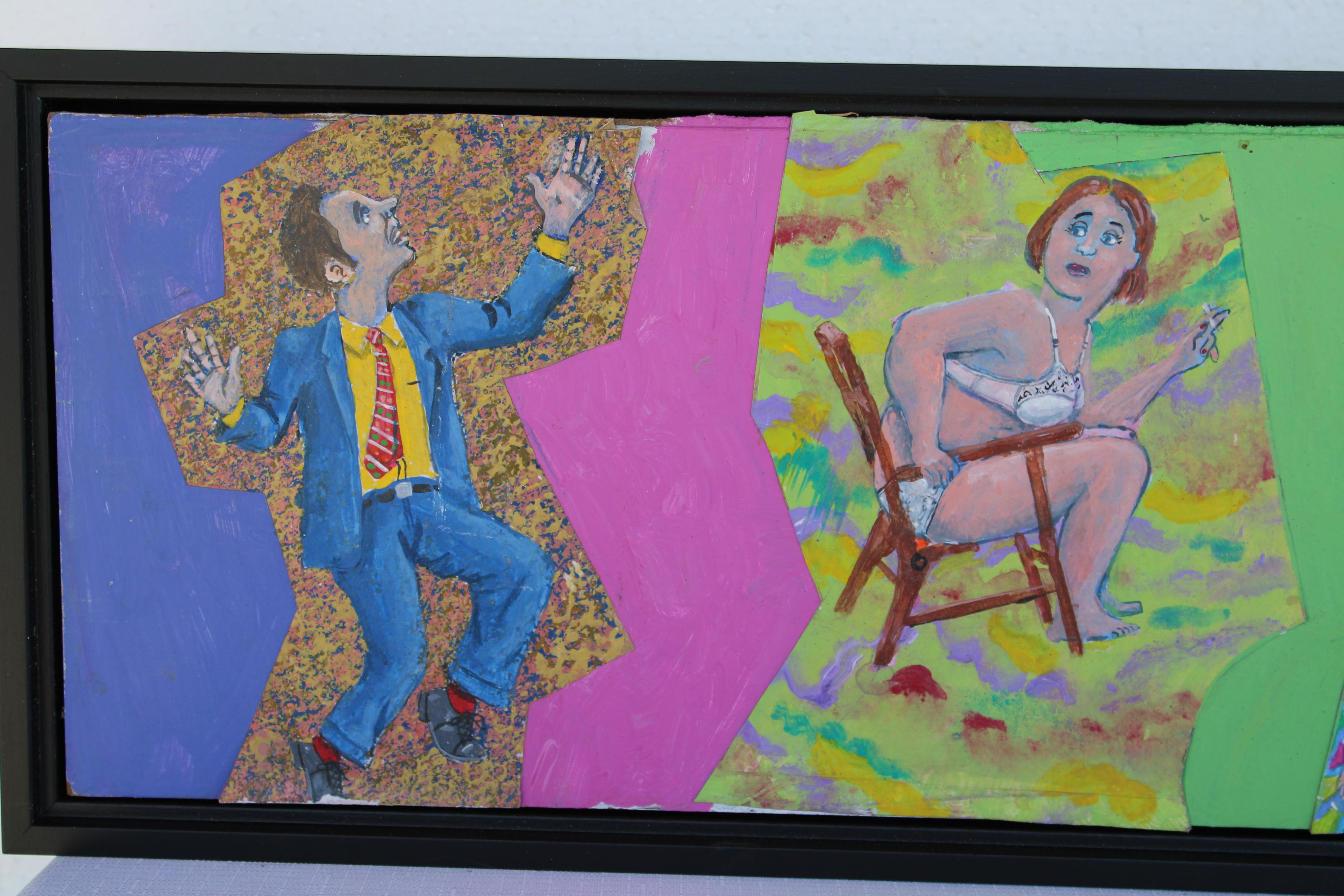 Artisanat Peinture d'art brut intitulée Those Special Moments, 9-29-10 RRD en vente
