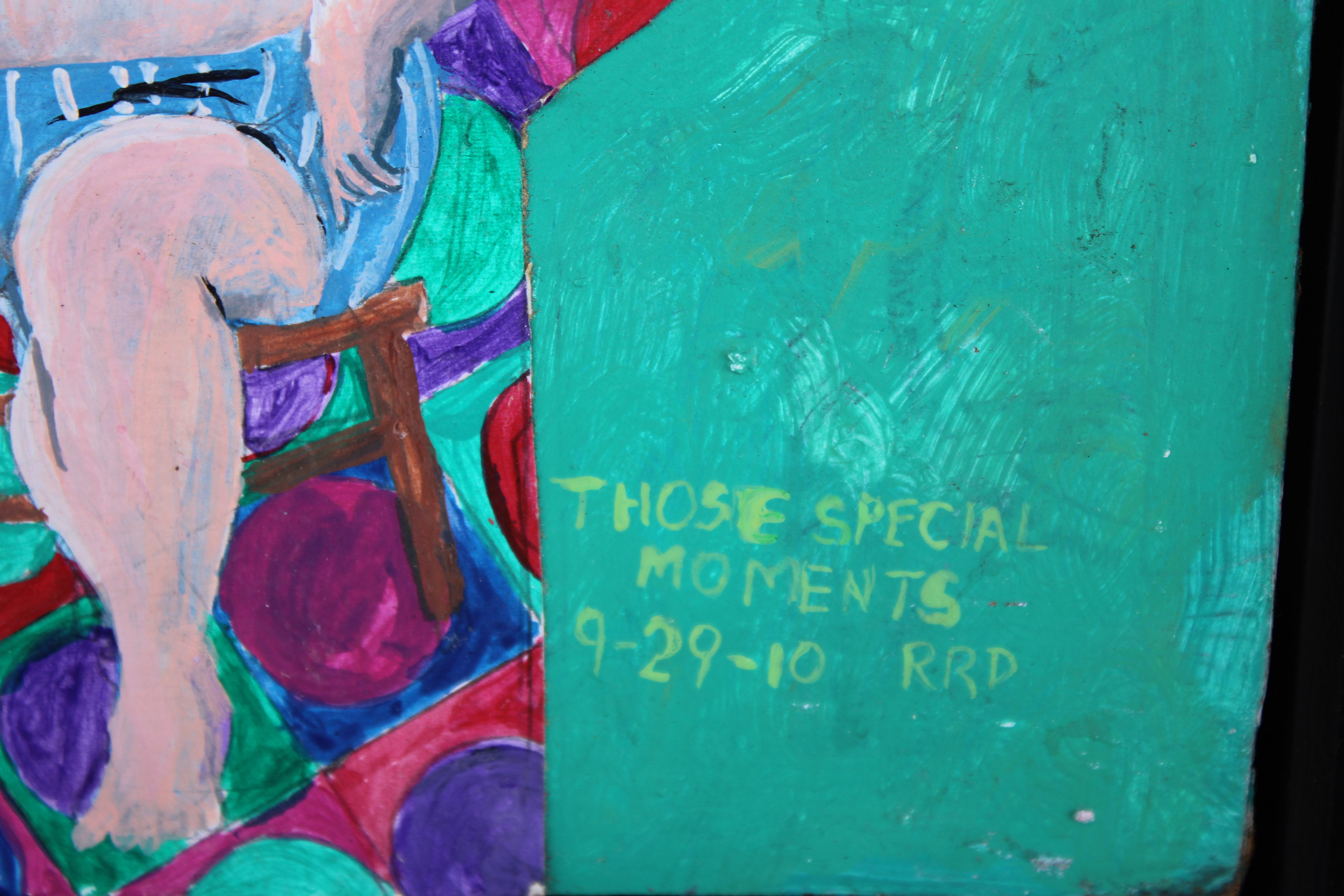 XXIe siècle et contemporain Peinture d'art brut intitulée Those Special Moments, 9-29-10 RRD en vente