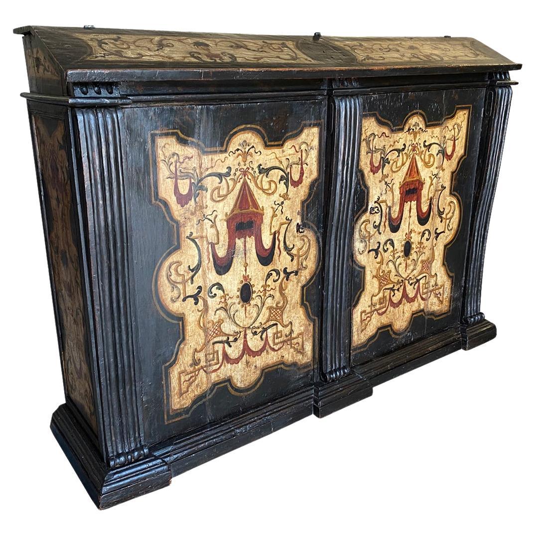 Outstanding 17th Century Italian Credenza For Sale