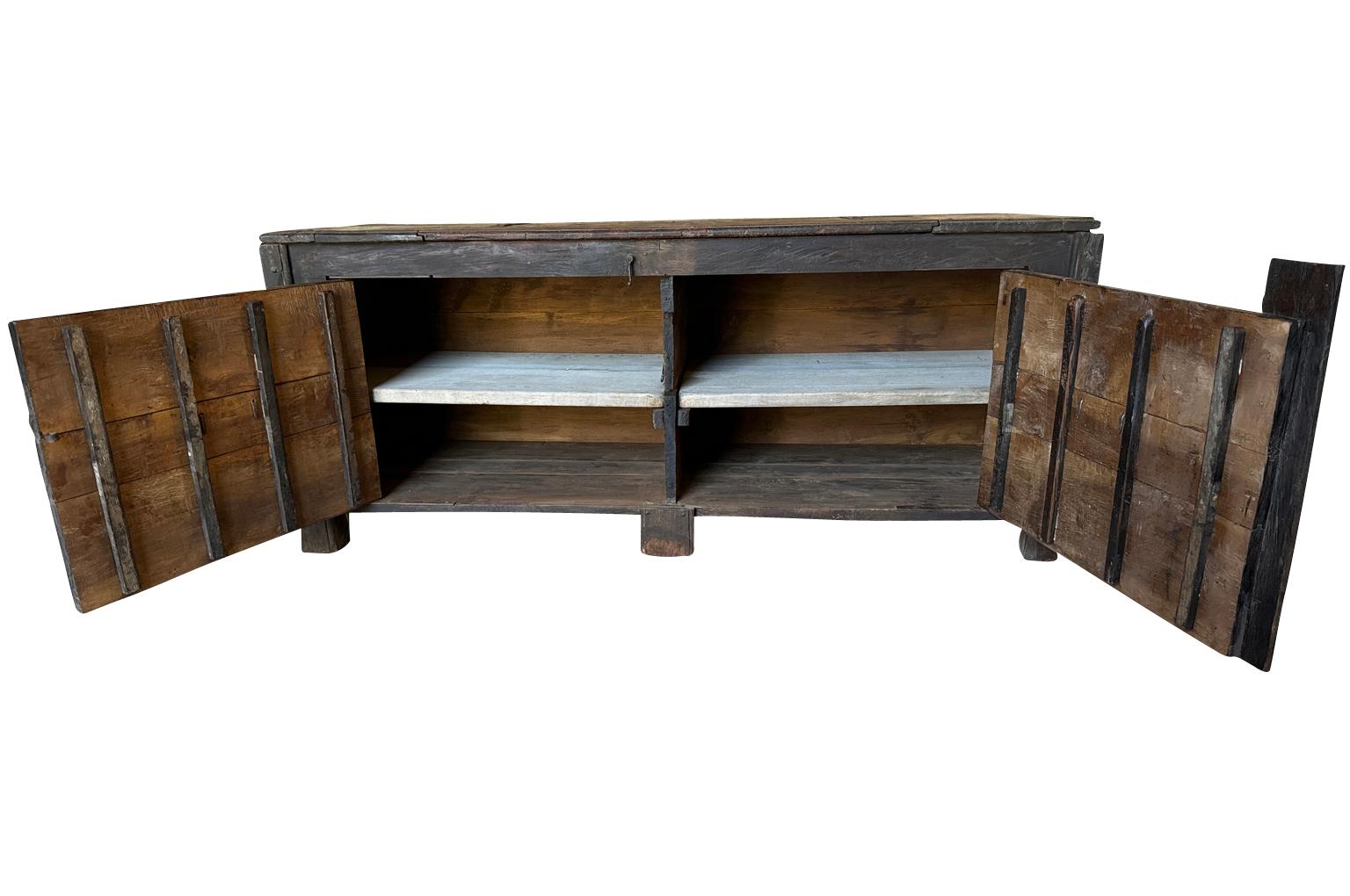 Outstanding 17th Century Italian Primitive Credenza For Sale 8
