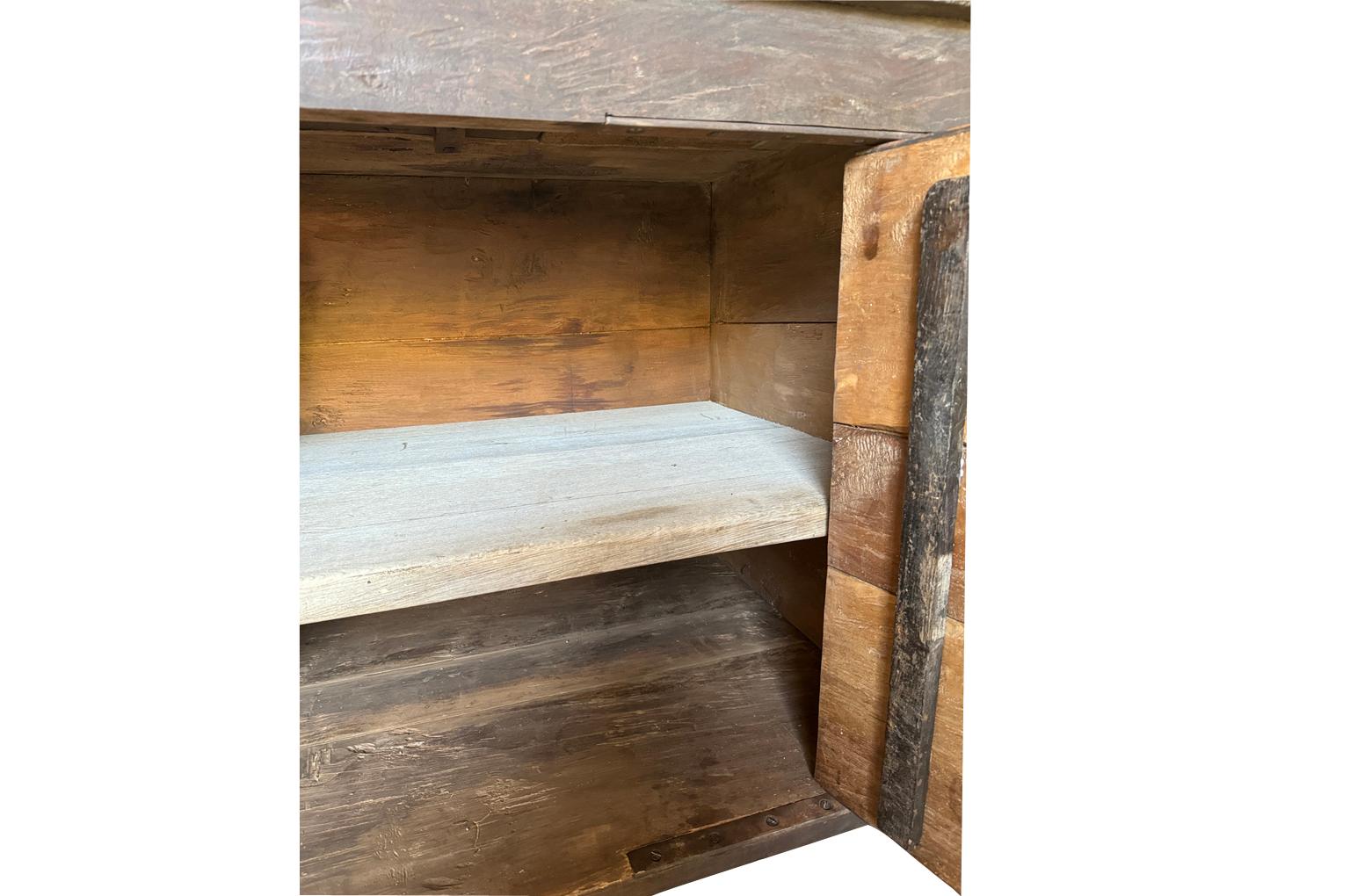 Outstanding 17th Century Italian Primitive Credenza For Sale 9