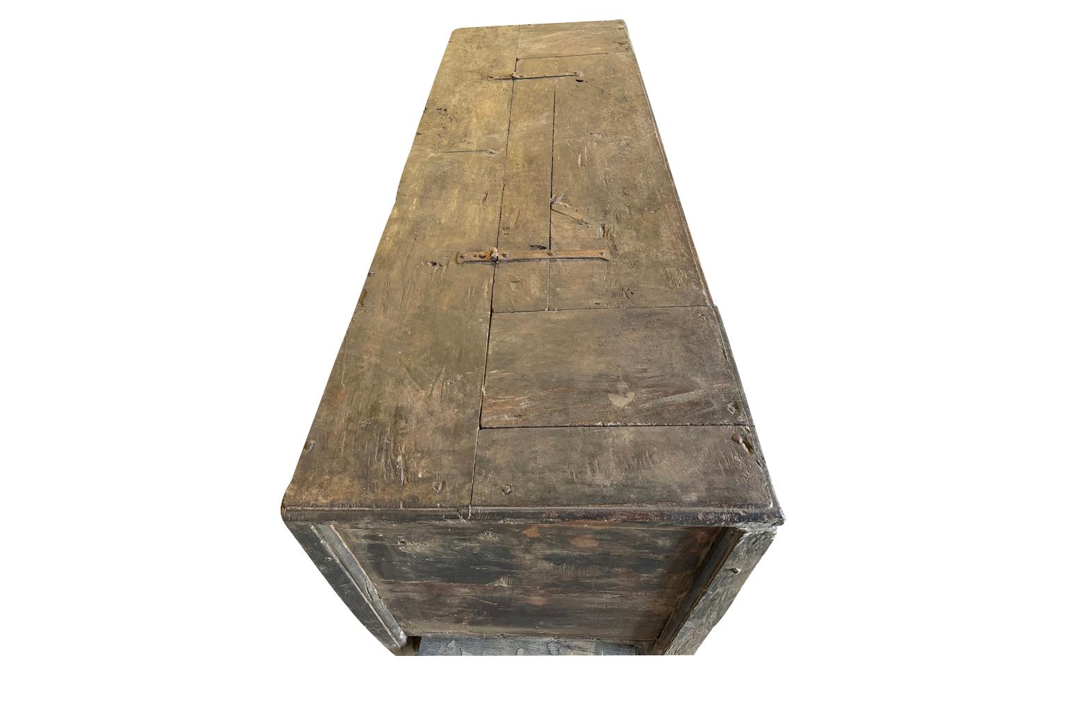 Outstanding 17th Century Italian Primitive Credenza For Sale 12