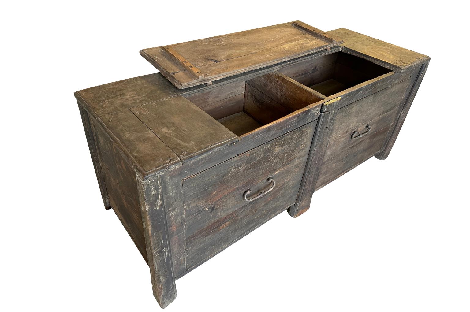 Outstanding 17th Century Italian Primitive Credenza For Sale 1
