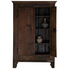 Outstanding 18th Century Northern Italian Cabinet with Remains of Original Paint