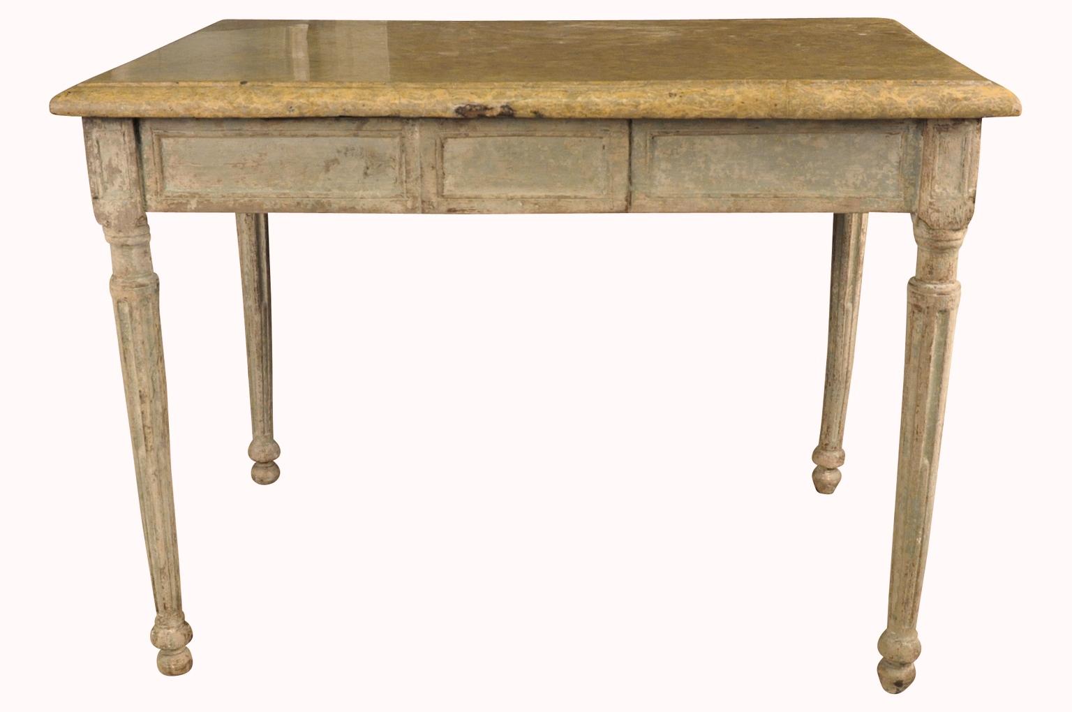 Painted Outstanding 18th Century Period Louis XVI Table