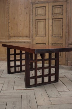Outstanding 1930s Arts & Crafts Glasgow School Desk / Dining Table