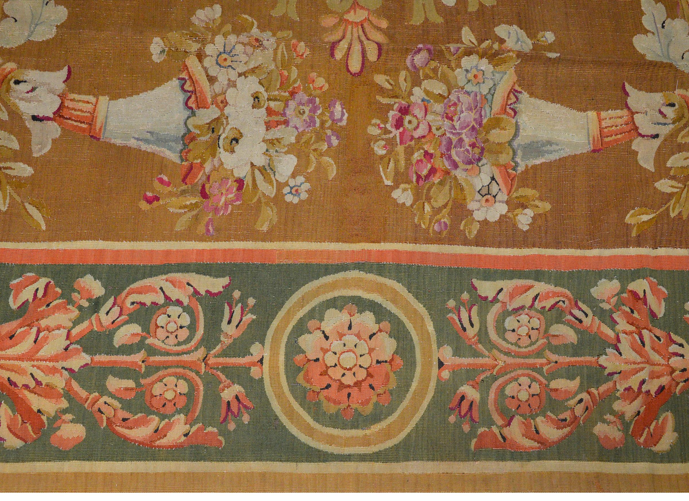 Outstanding 19th Century French Aubusson Rug For Sale 2