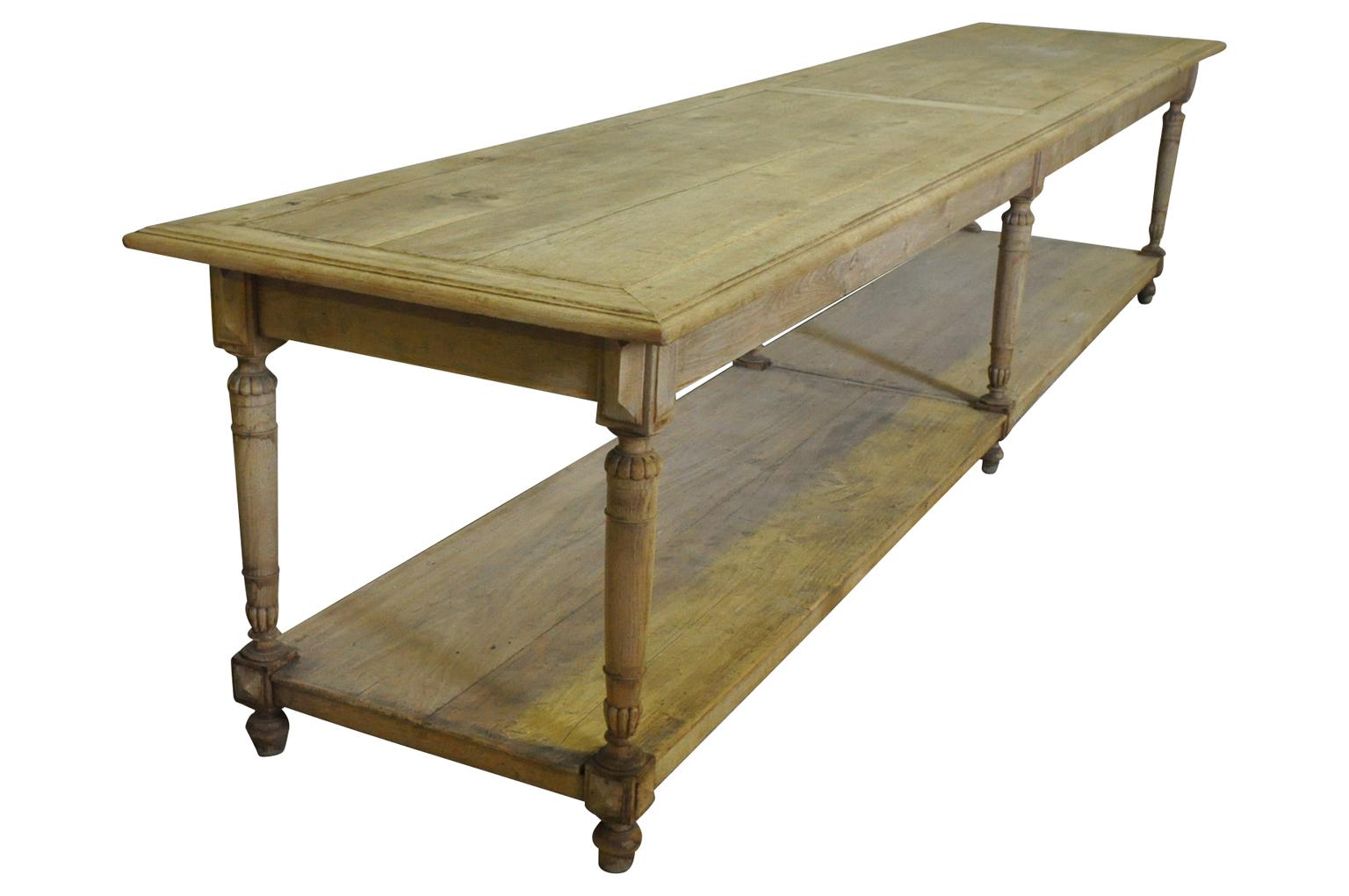 Outstanding 19th Century French Draper's Table In Good Condition In Atlanta, GA