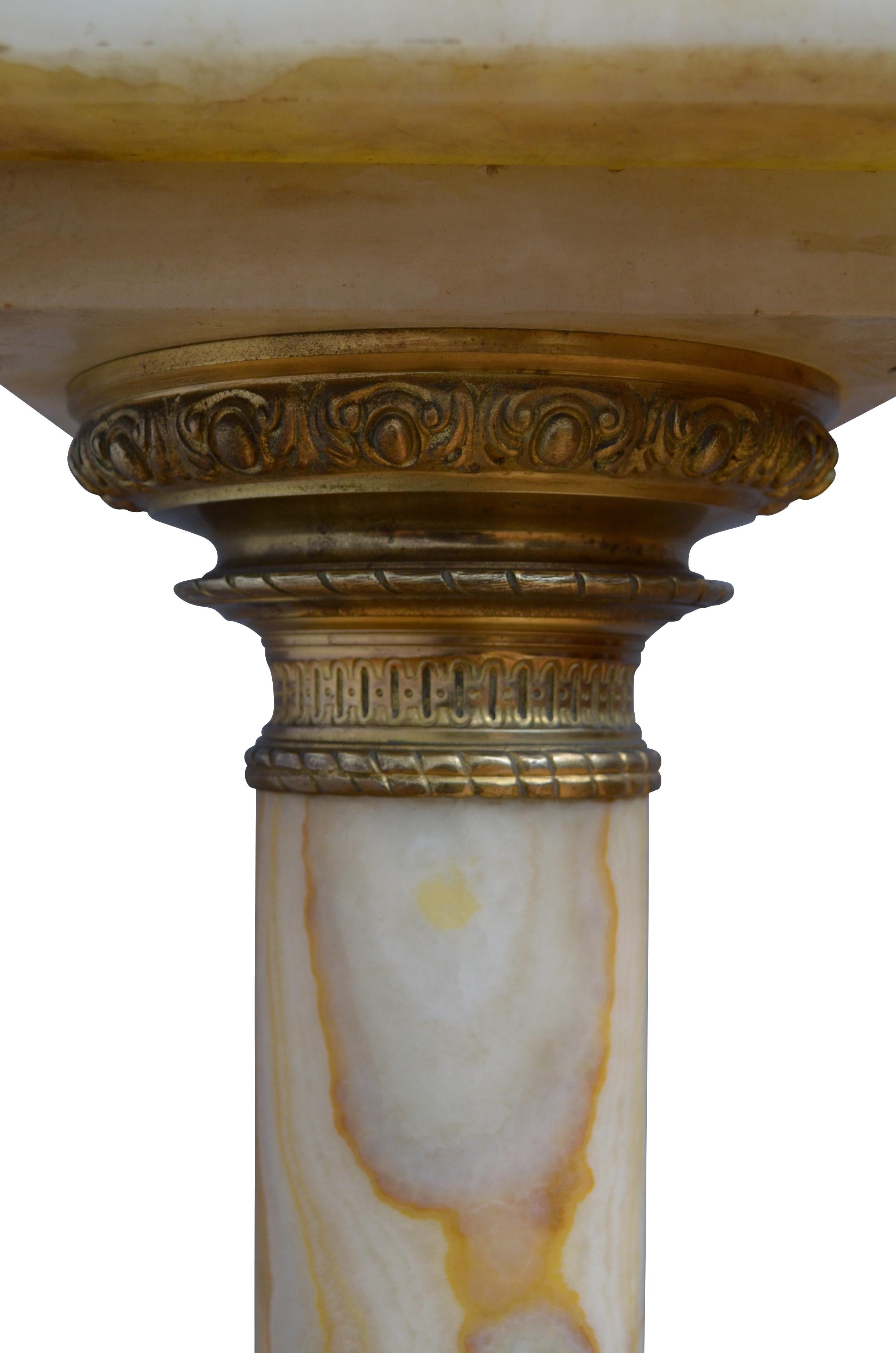 Outstanding 19th Century Marble Column For Sale 1