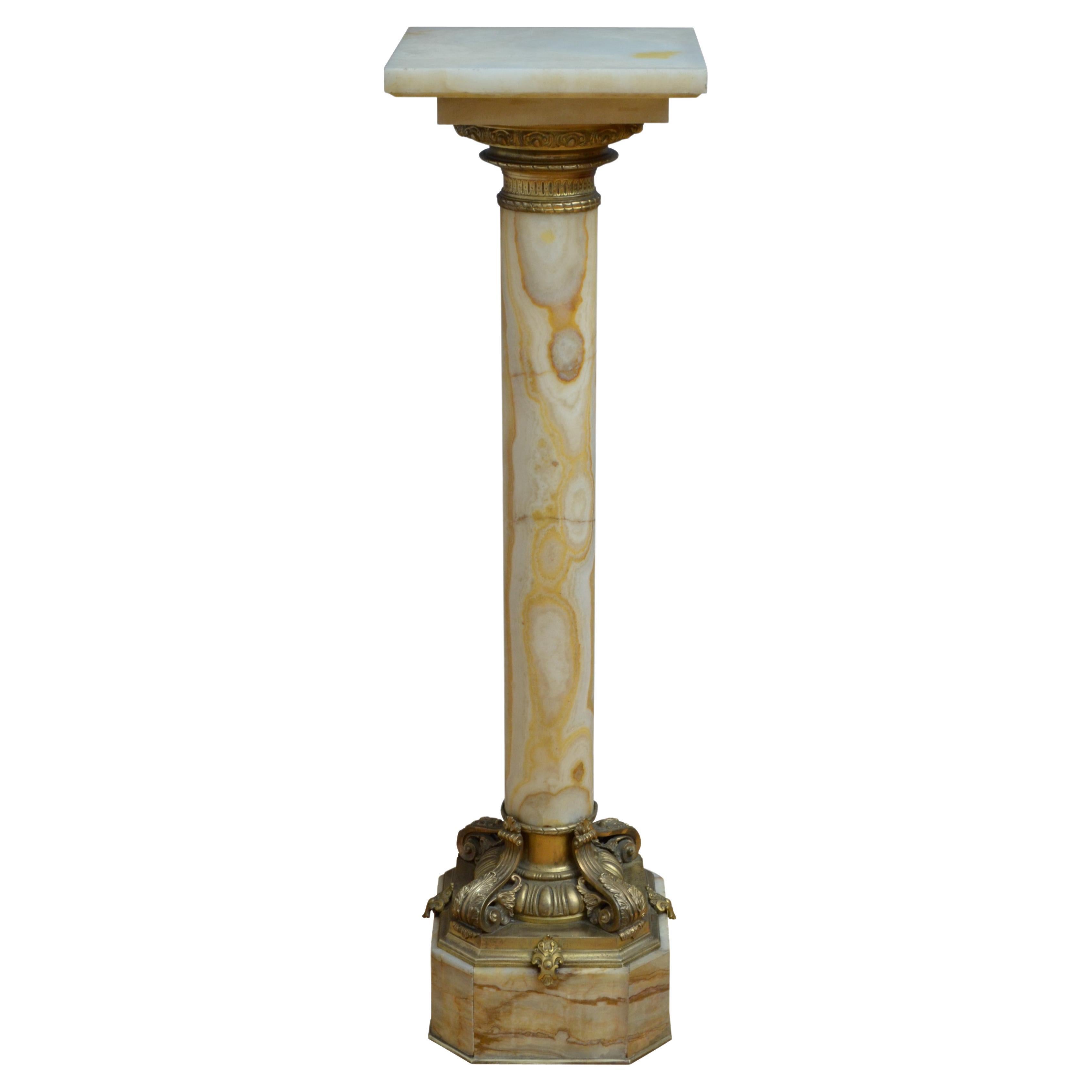 Outstanding 19th Century Marble Column