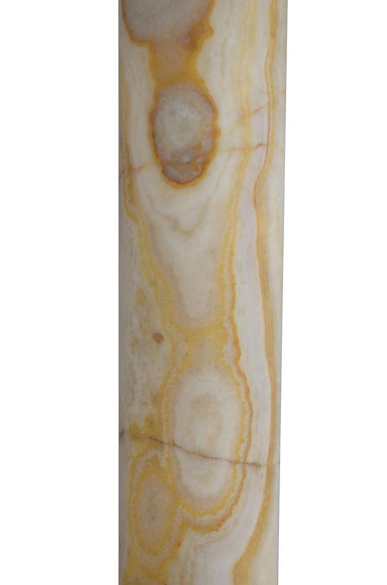 Outstanding 19th Century Marble Column / Onyx Pedestal For Sale 2