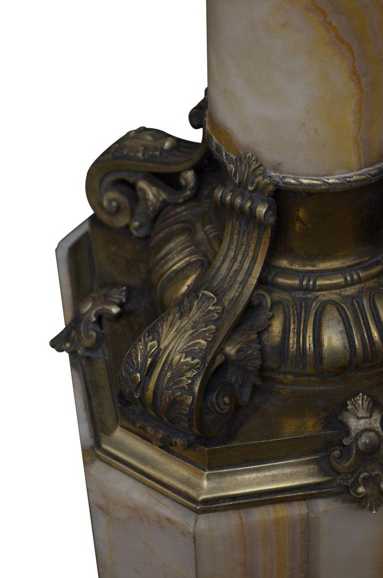 Outstanding 19th Century Onyx Column For Sale 6