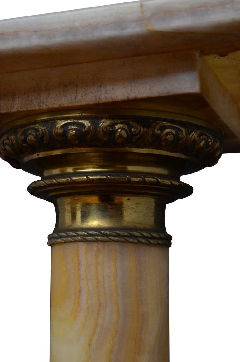 Outstanding 19th Century Onyx Column For Sale 3