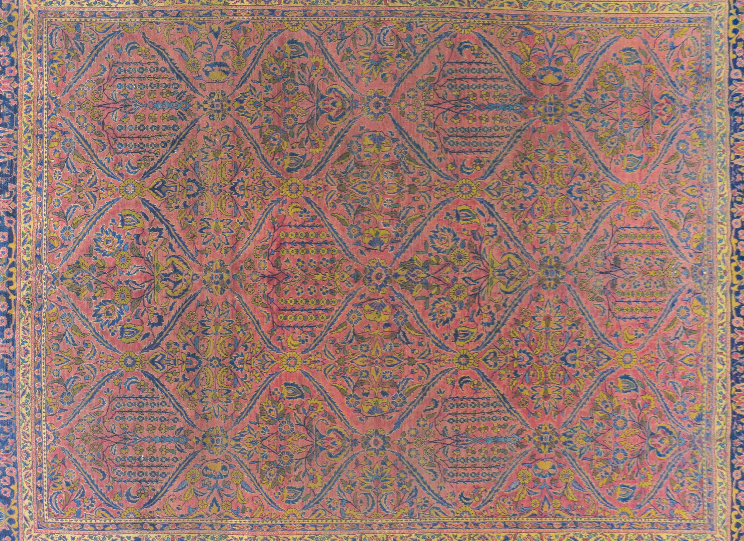 Excepcional alfombra sarouk de principios del siglo XX Sarouk Farahan en venta