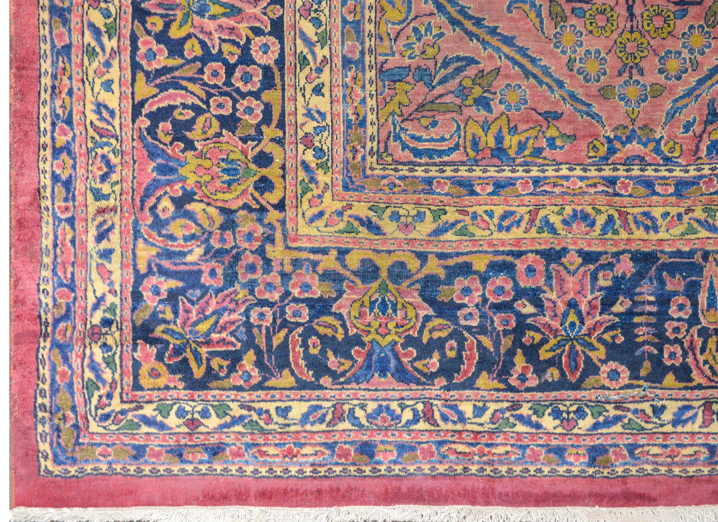 Hervorragender Sarouk-Teppich aus dem frühen 20. Jahrhundert im Angebot 1