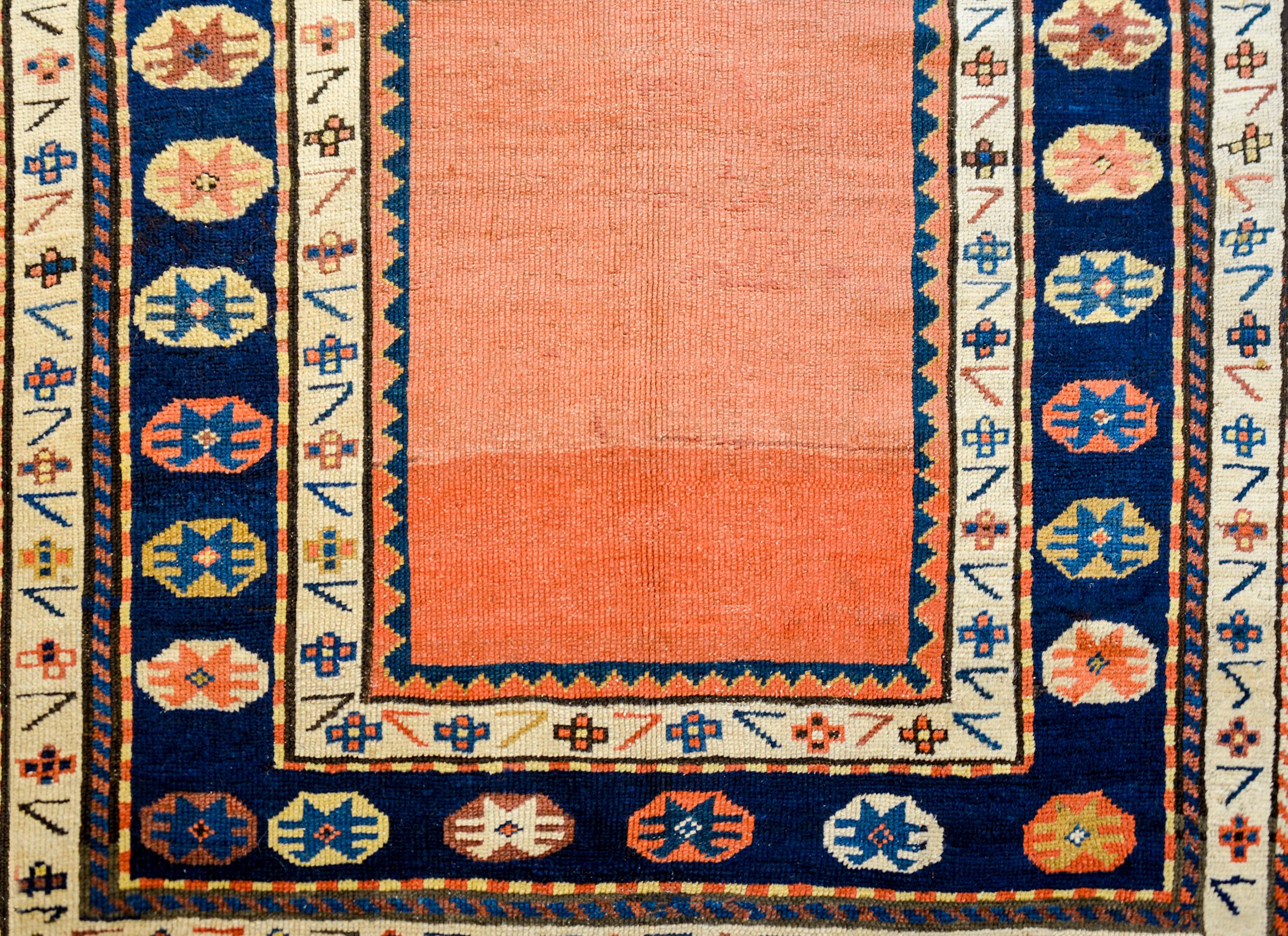 Vegetable Dyed Outstanding 19th Century Talish Rug For Sale