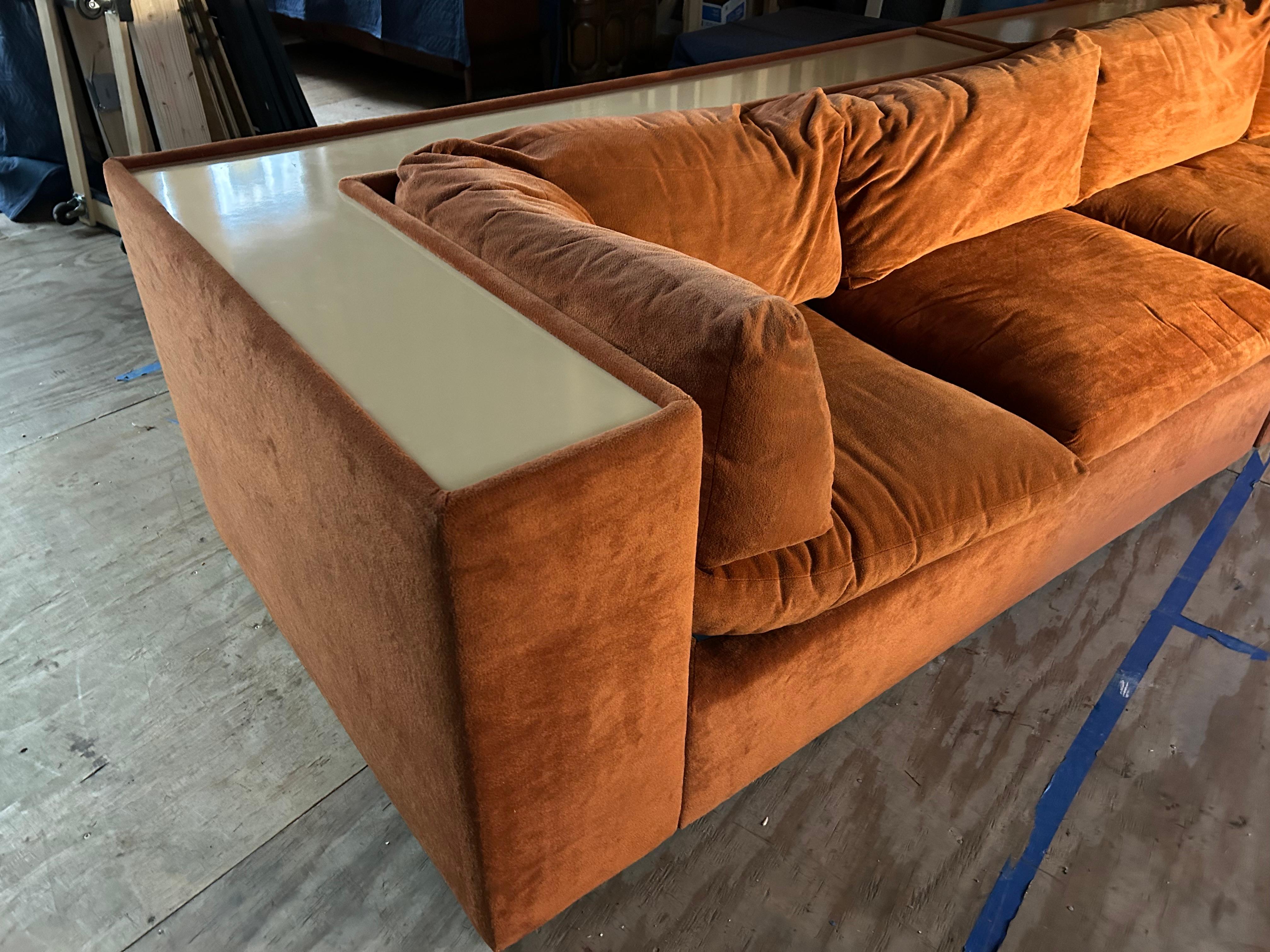 Outstanding 8 Piece Milo Baughman Thayer Coggin Cube Sectional Sofa Mid-Century en vente 3