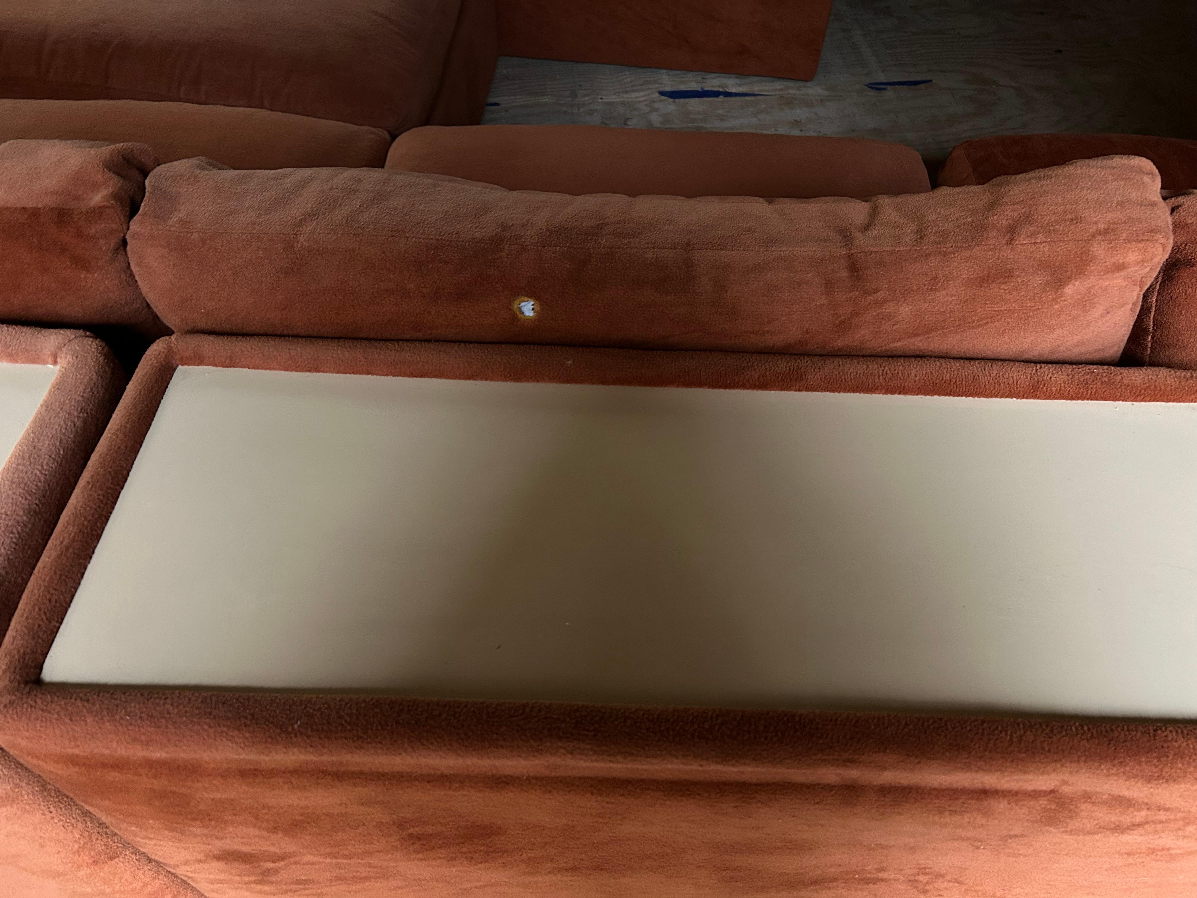 Outstanding 8 Piece Milo Baughman Thayer Coggin Cube Sectional Sofa Mid-Century en vente 6