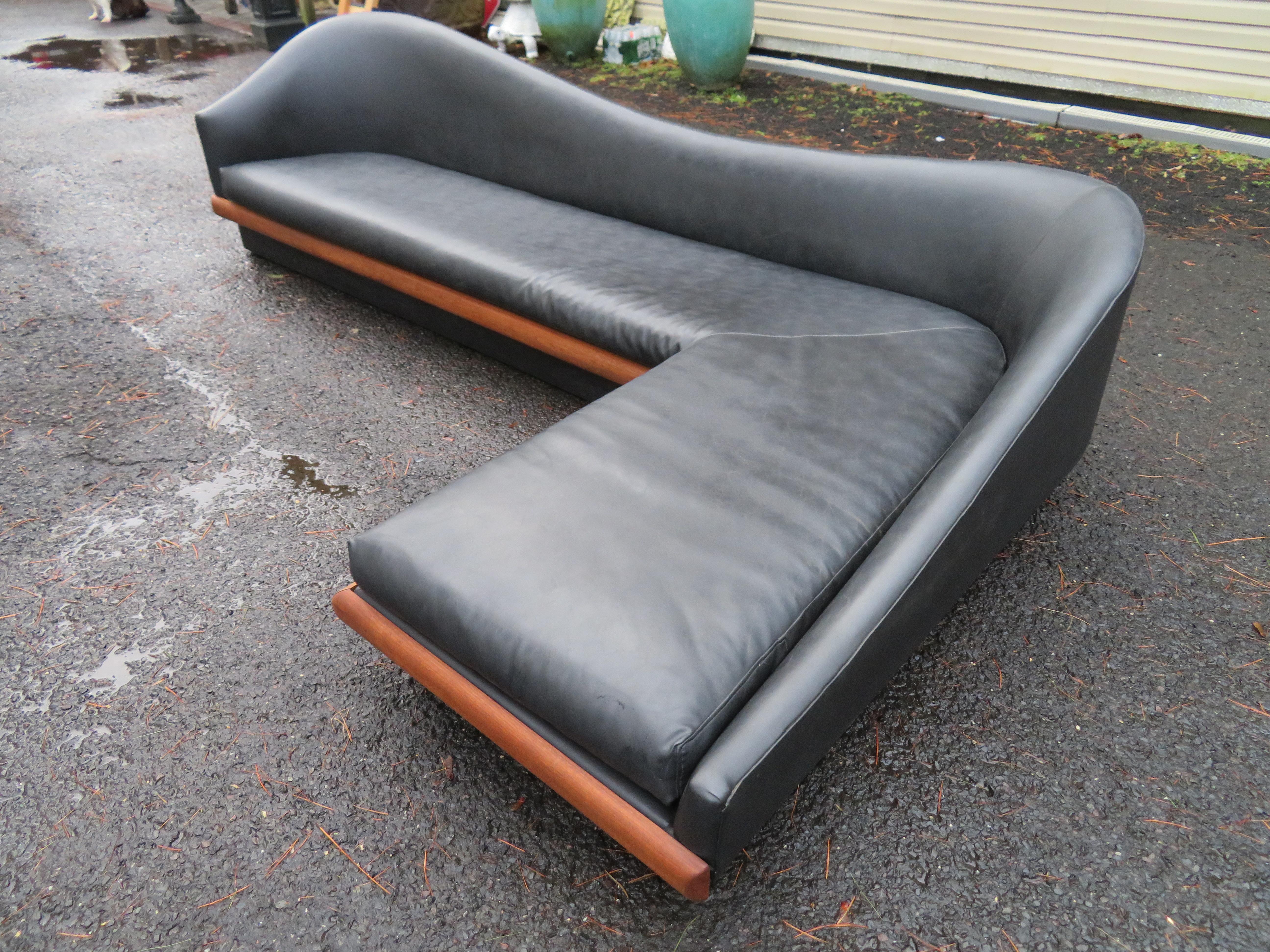 Outstanding Adrian Pearsall Boom-a-range Cloud Sofa Craft Associates Mid-Century For Sale 8