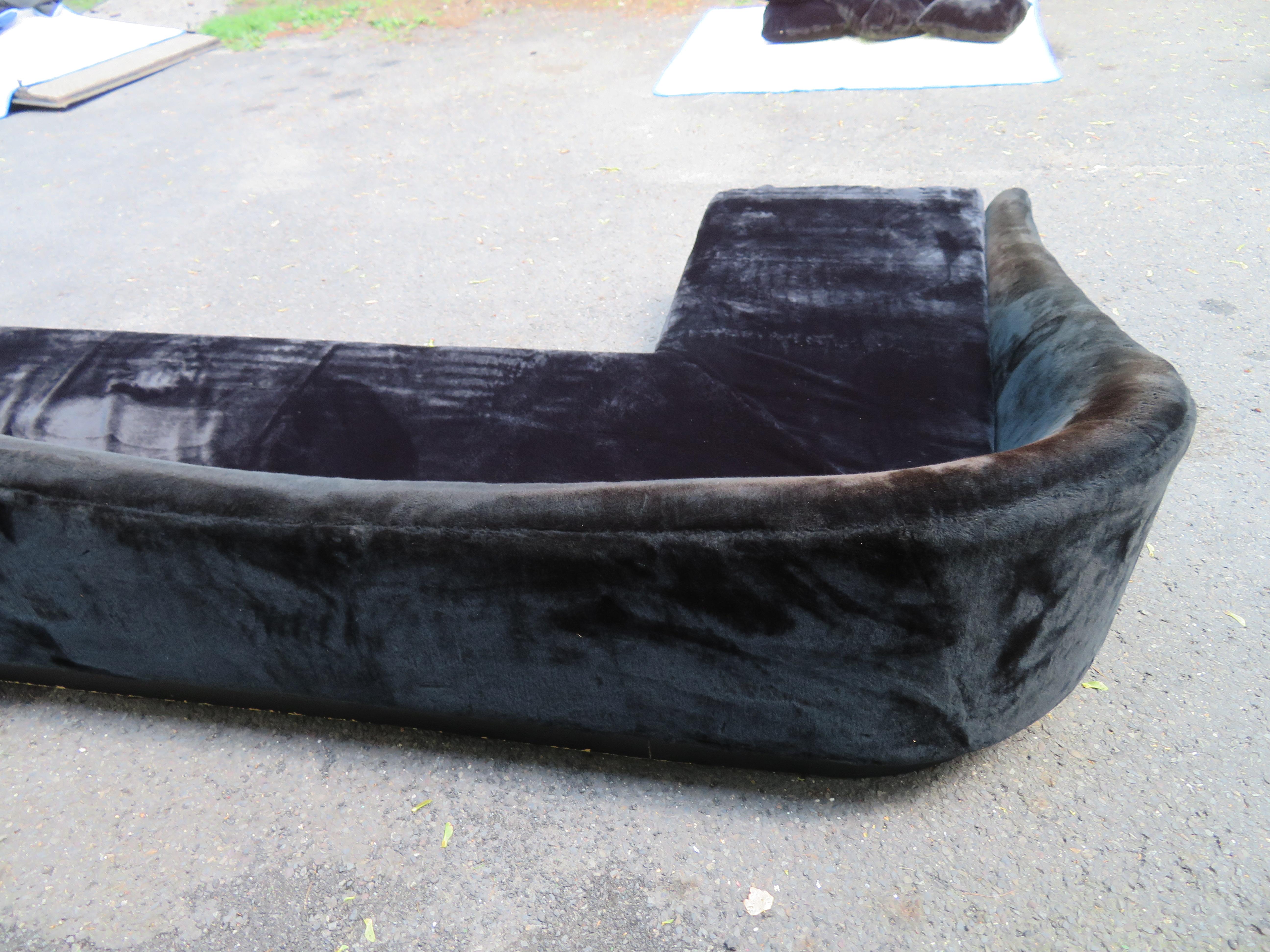North American Outstanding Adrian Pearsall Boom-a-range Cloud Sofa Craft Associates Mid-Century