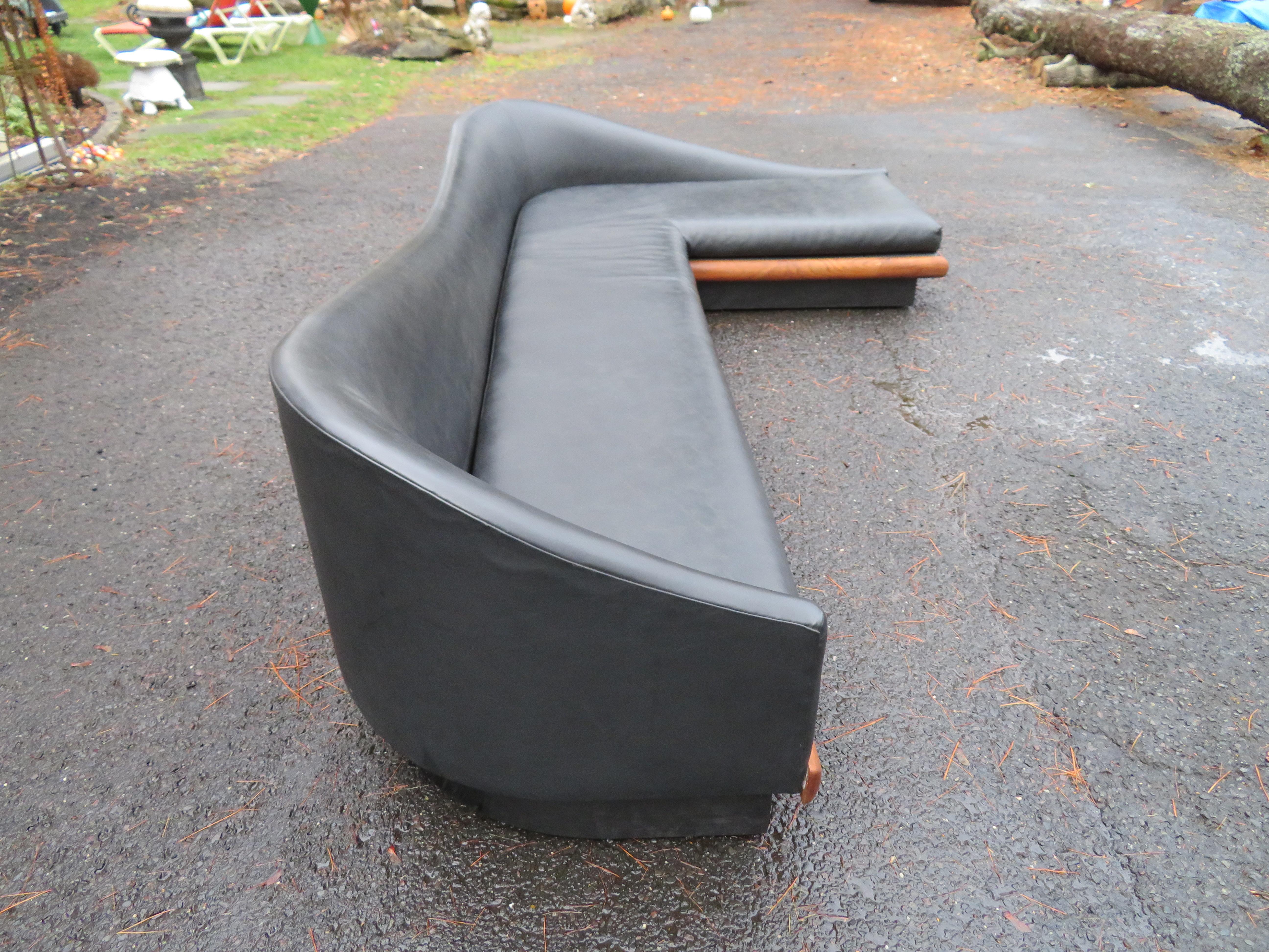Late 20th Century Outstanding Adrian Pearsall Boom-a-range Cloud Sofa Craft Associates Mid-Century For Sale