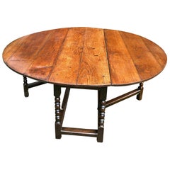 Outstanding Age of Oak Large Antique 17th Century Oak Gate Leg Dining Table