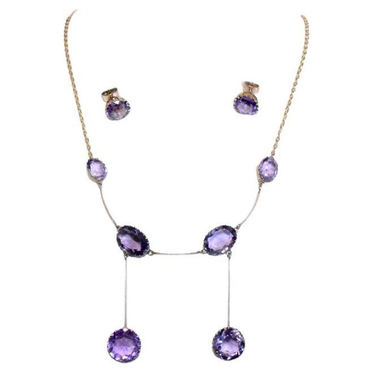 9ct rose gold Amethyst pendant 9ct rose gold Amethyst pendant