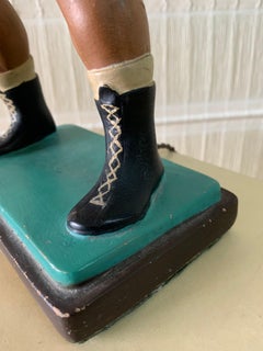 Outstanding Antique Boxer Table Lamp