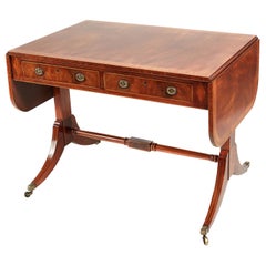 Outstanding Antique Edwardian Mahogany Sofa Table