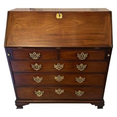 Magnifique bureau ancien en acajou de qualité George III