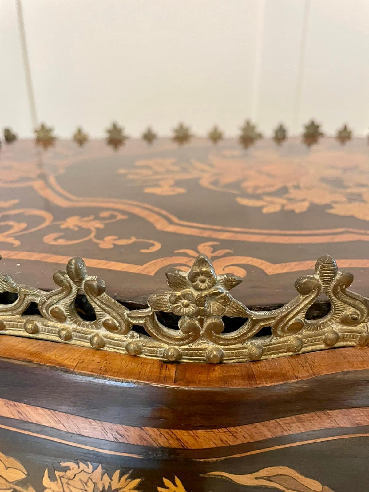 Outstanding Antique Louis XV Tulipwood & Kingwood Marquetry Jardiniere Table 4