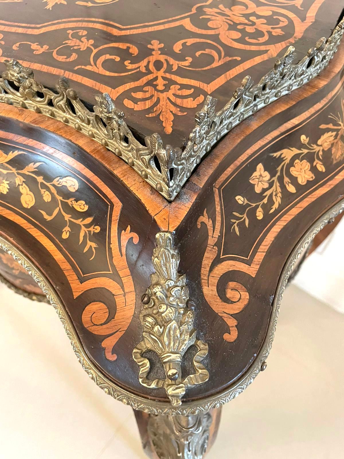 Outstanding Antique Louis XV Tulipwood & Kingwood Marquetry Jardiniere Table 6