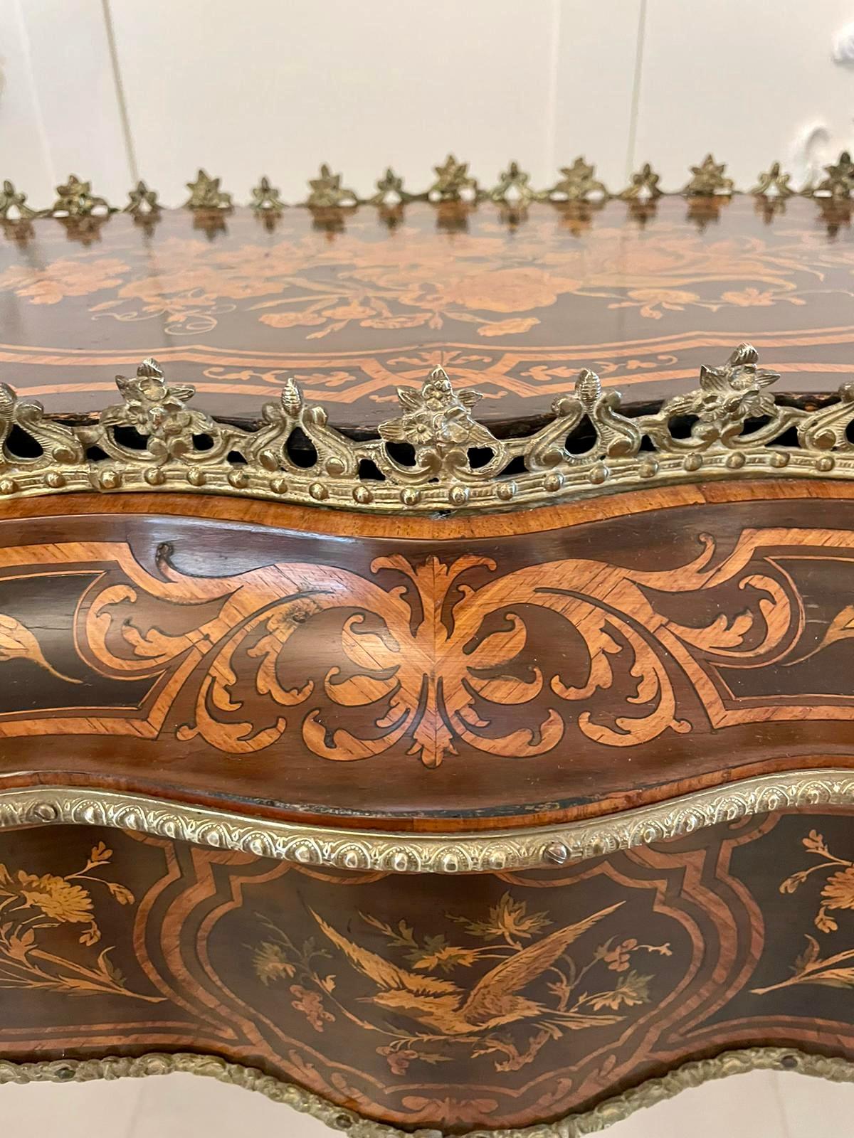 Outstanding Antique Louis XV Tulipwood & Kingwood Marquetry Jardiniere Table 11