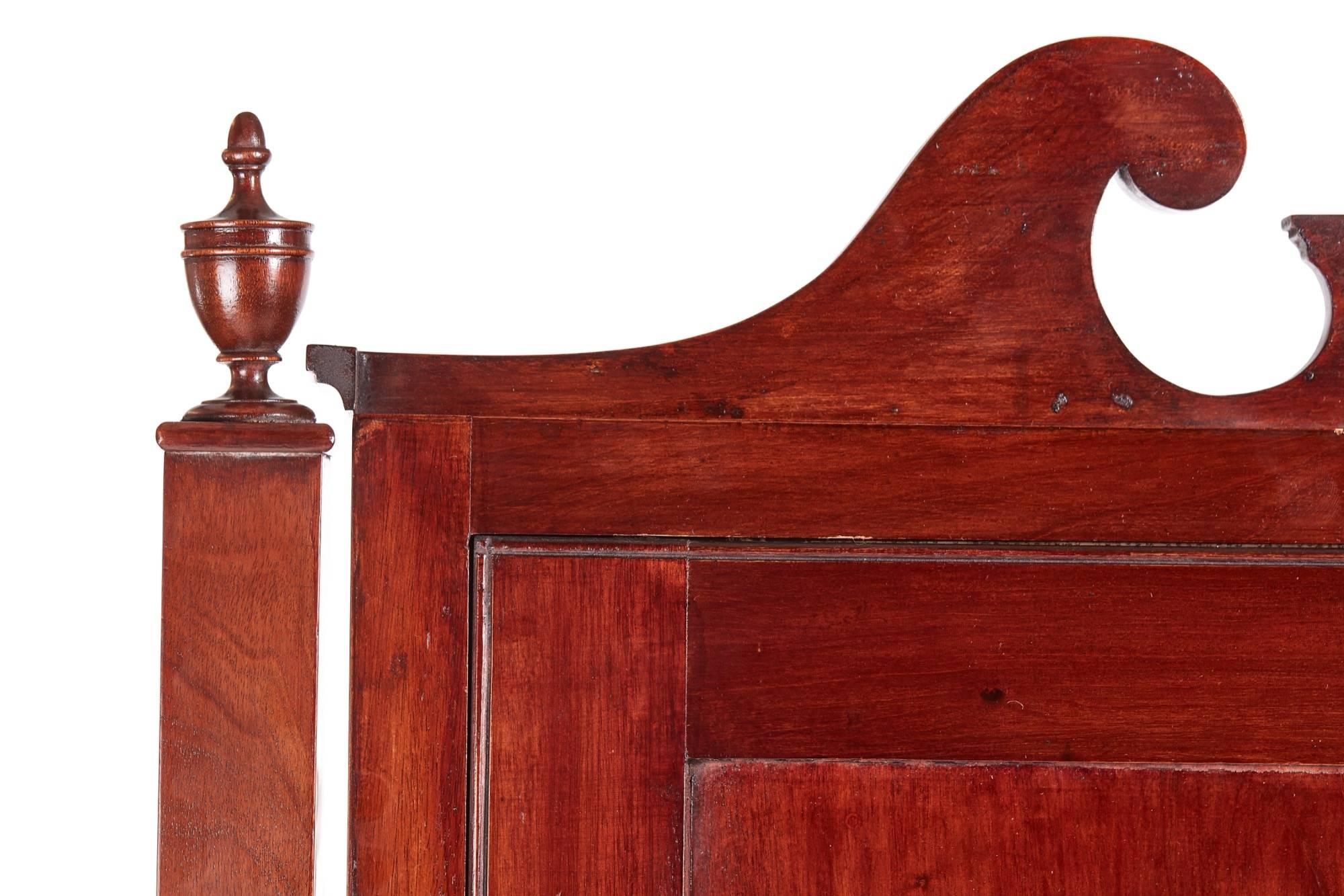 19th Century Outstanding Antique Mahogany Inlaid Cheval Mirror For Sale