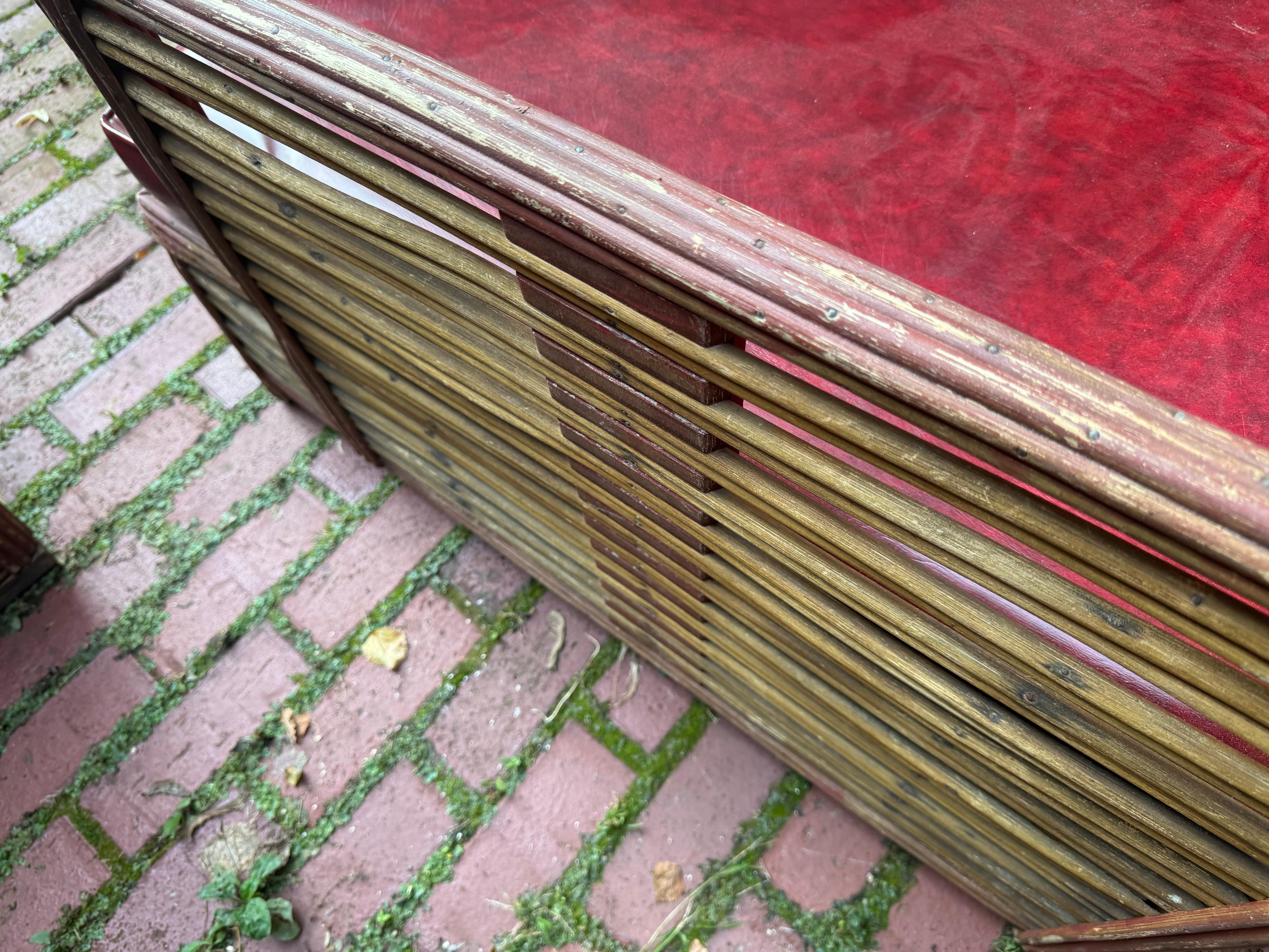 Inizio XX secolo Eccezionale set a 3 pezzi in vimini Art Deco di Donald Deskey / Ypsilanti Reed in vendita