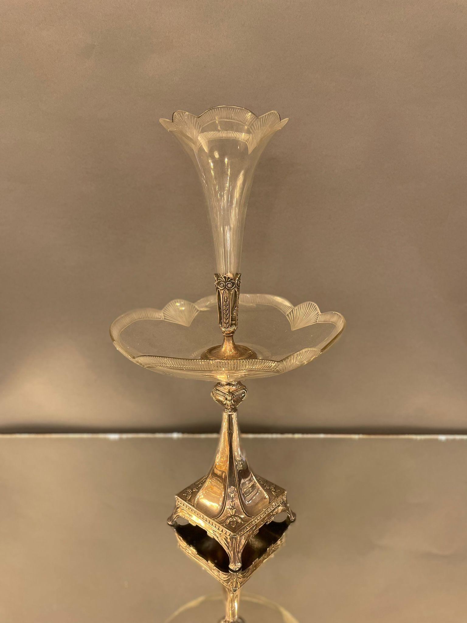 Outstanding Art Nouveau 19th Century Epergne/Centrepiece For Sale 5