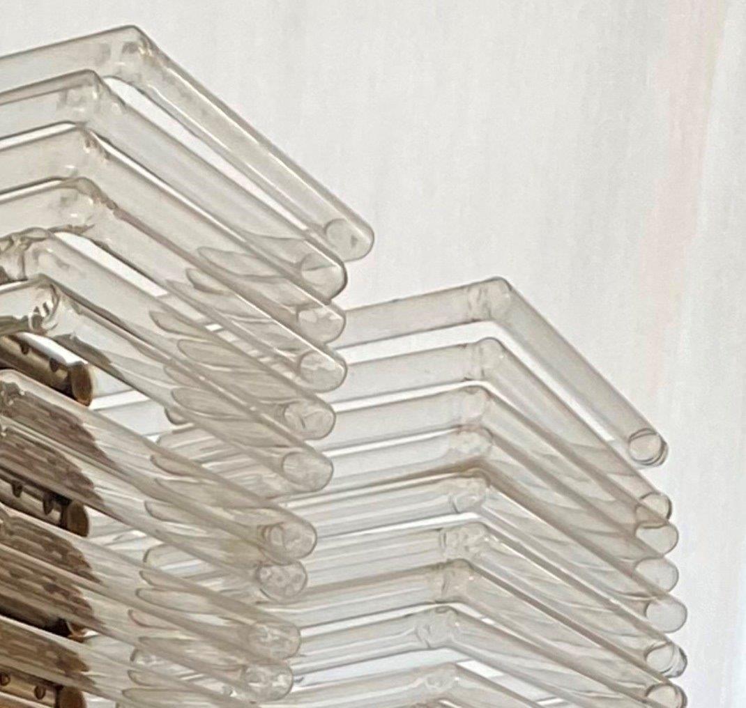 Outstanding Bauhaus Staircase Chandelier with 22 Sconces For Sale 3