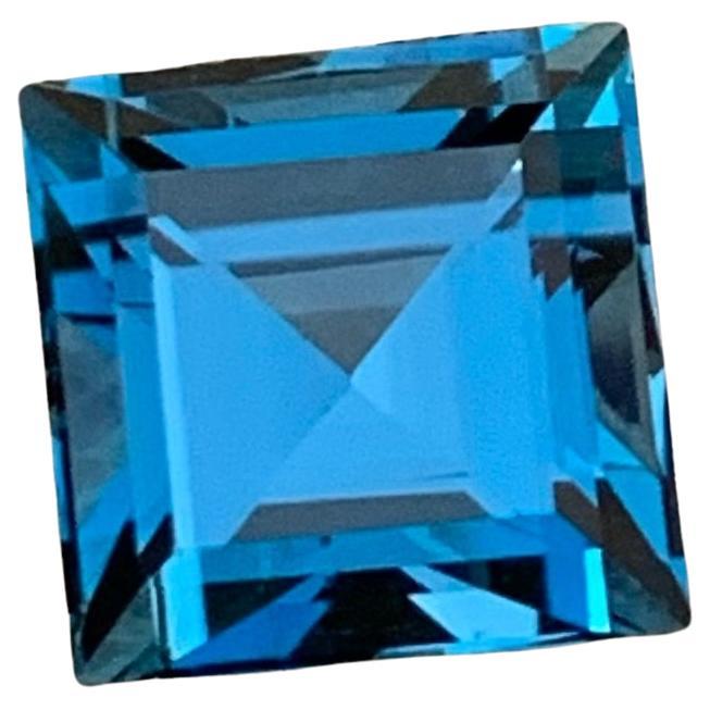 Outstanding Bright London Blue Topaz Gemstone 3.60 Carats Topazstone For Sale