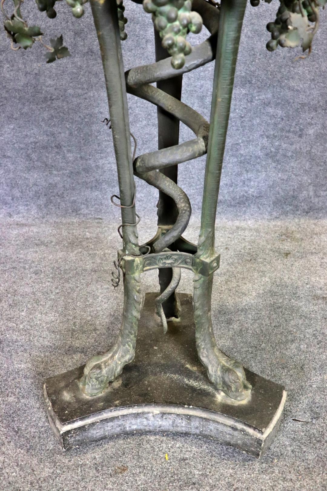 Outstanding Bronze Rams Head Monumental Planter with Removable Lid For Sale 1