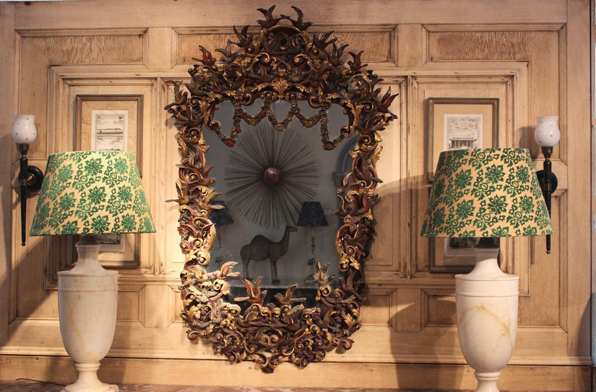 Late 19th Century Outstanding, circa 1900 Spanish Carved Mirror