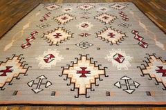Outstanding Contemporary Handwoven Southwestern Style Flat Weave Rug 10 x 14
