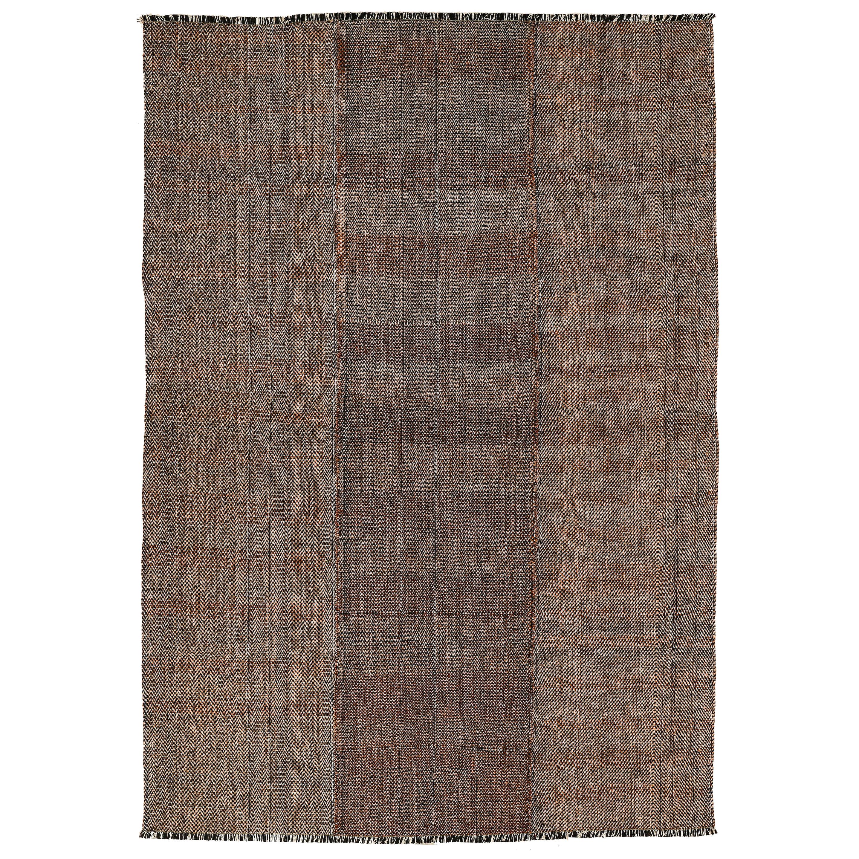 Outstanding Contemporary Oversized Geometric Kilim Rug