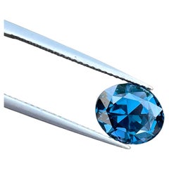 Remarquable bague en spinelle d'un bleu profond, pierre précieuse de 3,35 carats, bijouterie spinelle