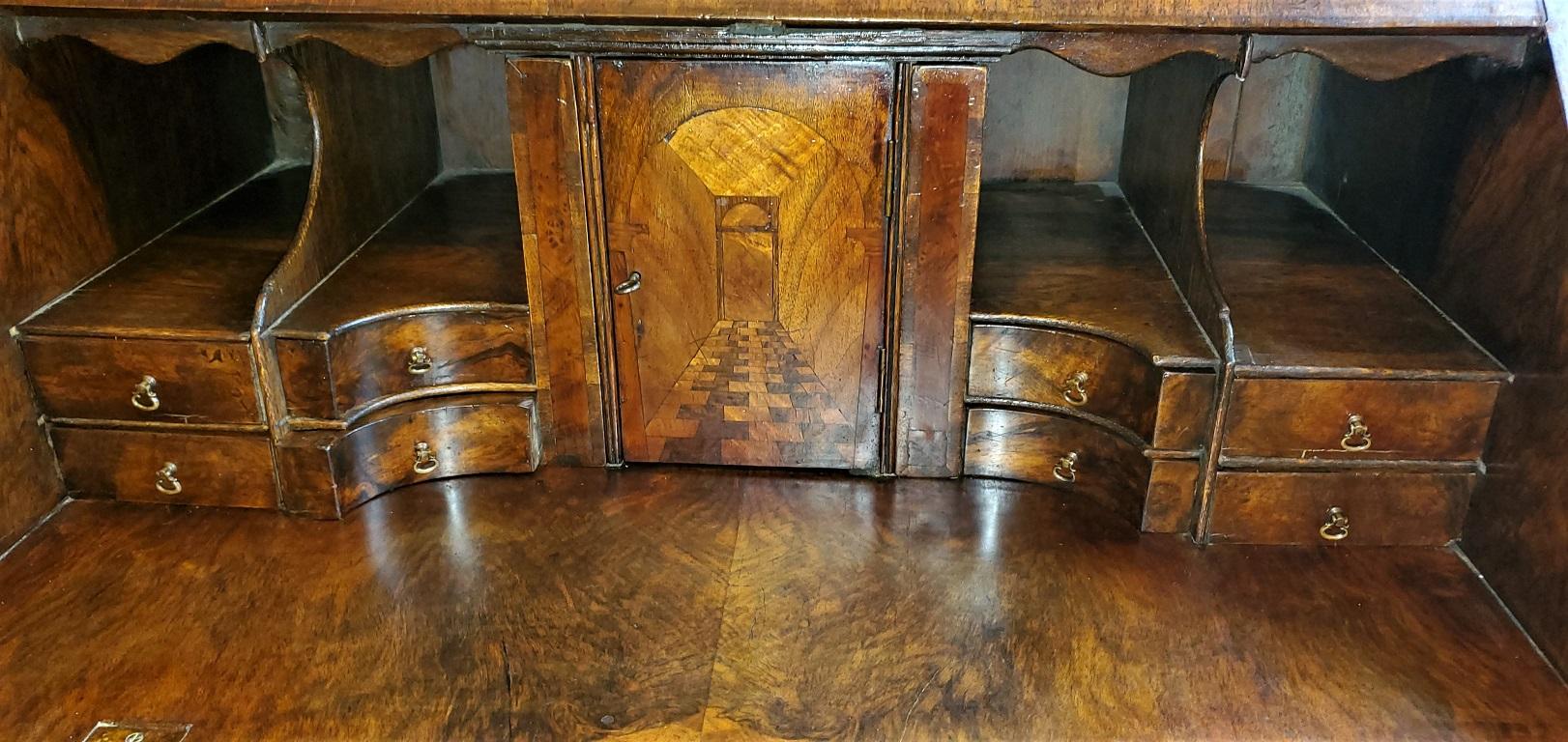 Outstanding Early 18th Century English George I Secretary For Sale 11