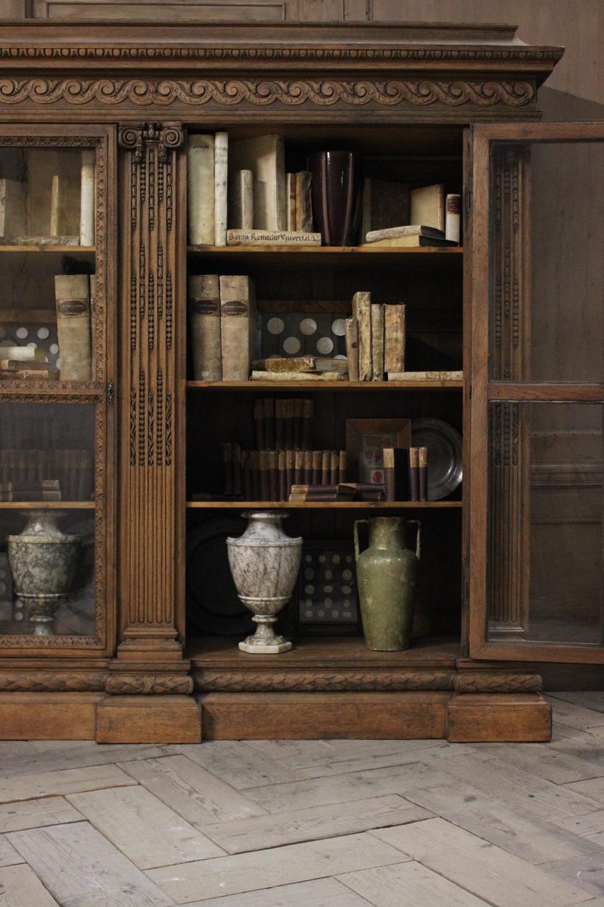 Outstanding Early 19th Century French Classical Bookcase 1