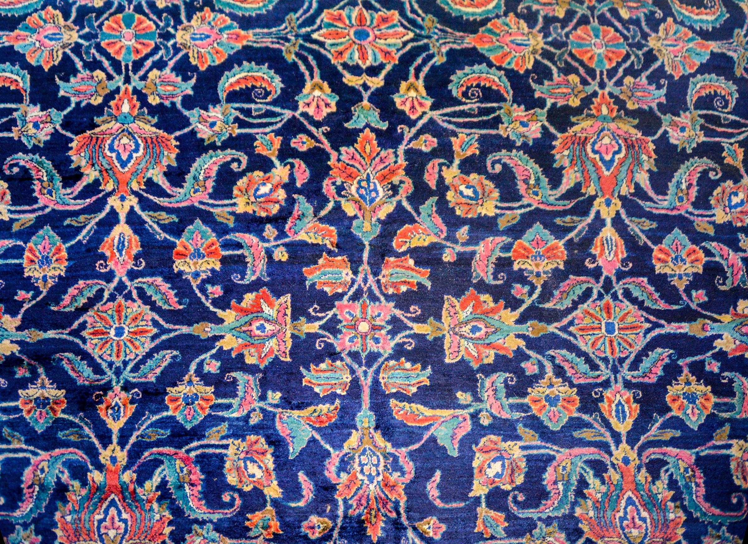Sarouk Farahan Outstanding Early 20th Century Antique Sarouk Rug For Sale