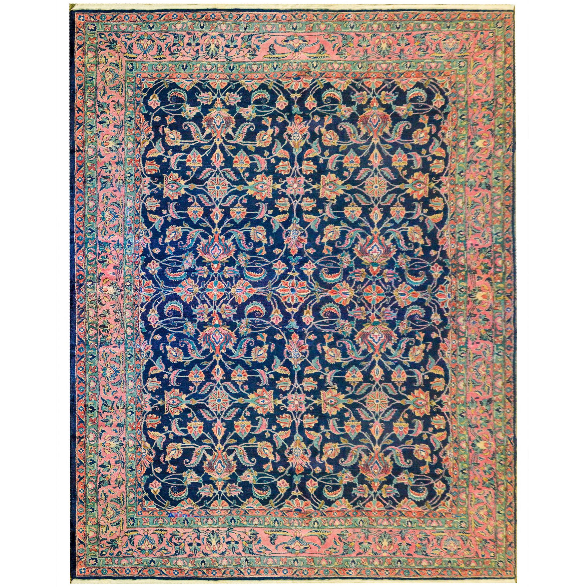 Remarquable tapis Sarouk ancien du début du XXe siècle